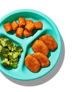 A Little Spoon Chicken Super Nuggets Plate.